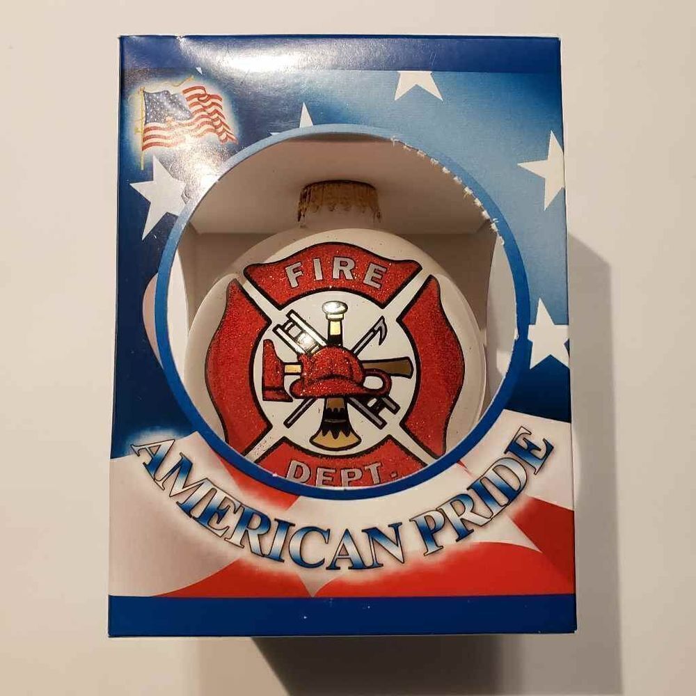 Fire Dept. Christmas Ornament 